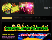 Tablet Screenshot of cyberzone.ca