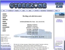 Tablet Screenshot of cyberzone.nu